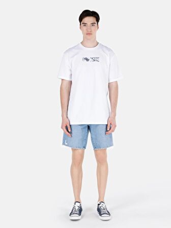 Beyaz Erkek Tshirt K.kol