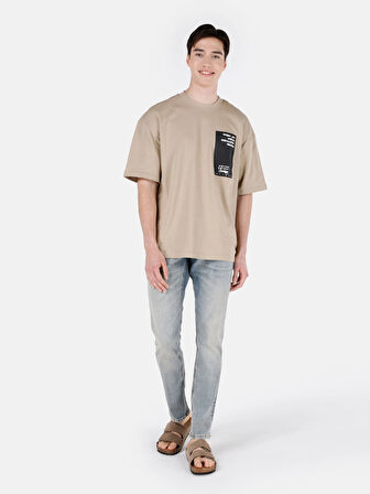 044 Karl Normal Kesim Düşük Bel Düz Paça Mavi Erkek Jean Pantolon