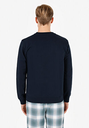Lacivert Erkek Sweatshirt