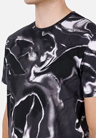 Siyah Erkek Tshirt K.kol
