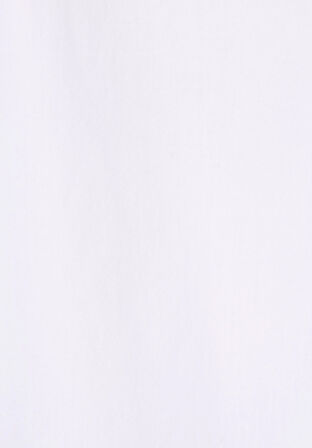 Regular Fit Shirt Neck Düz Kadın Beyaz Uzun Kol Gömlek Cl1071912