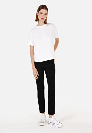 Slim Fit   Kadın İndigo Jean Pantolon