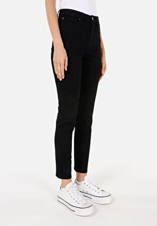 Slim Fit   Kadın İndigo Jean Pantolon