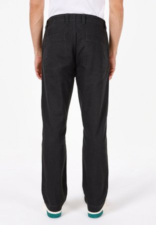 Loose Fit Orta Bel Bol Paça Erkek Antrasit  Pantolon