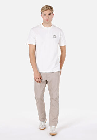 Loose Fit Orta Bel Bol Paça Erkek Bej  Pantolon Cl1072304