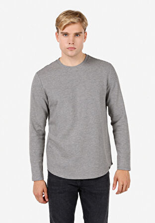 Gri Erkek Tshirt U.kol