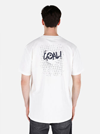 Beyaz Erkek Tshirt K.kol