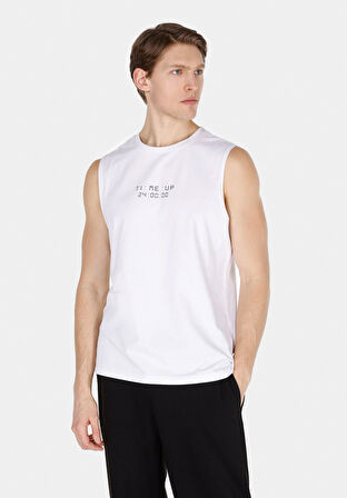 Regular Fit   Erkek Beyaz Atlet