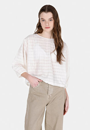 Regular Fit   Kadın Beyaz  Gömlek Cl1073120