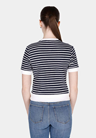 Slim Fit   Kadın Beyaz  Tişört Cl1073196