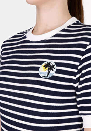 Slim Fit   Kadın Beyaz  Tişört Cl1073196