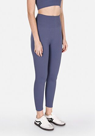 Slim Fit   Kadın Mavi Tayt