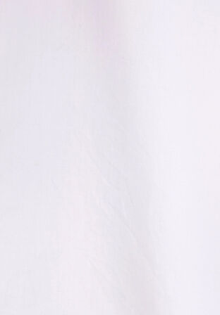 Regular Fit Shirt Neck Düz Kadın Beyaz Uzun Kol Gömlek Cl1073288
