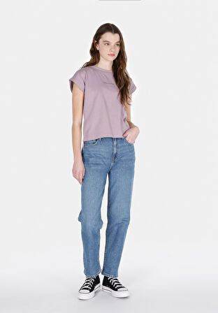 Regular Fit   Kadın Pembe Kısa Kol Tişört