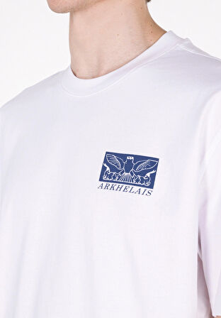 Comfort Fit Yuvarlak Yaka Düz Erkek Beyaz Kısa Kol Tişört Cl1073318