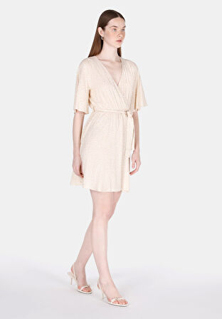 Regular Fit  Kadın Bej  Elbise Cl1073347