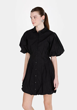Regular Fit  Kadın Siyah  Elbise