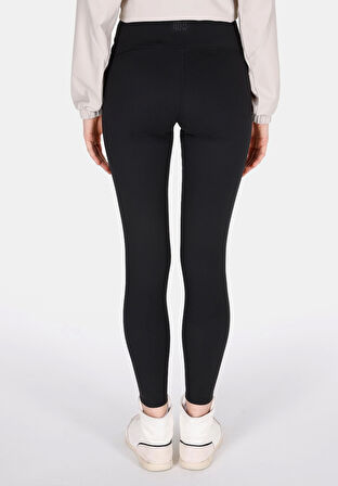Slim Fit   Kadın Siyah Tayt