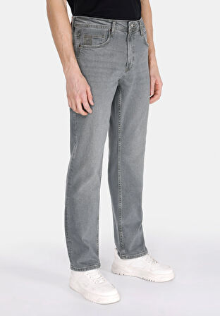 045 Davıd Regular Fit Orta Bel Düz Paça Erkek Siyah Jean Pantolon Cl1073397