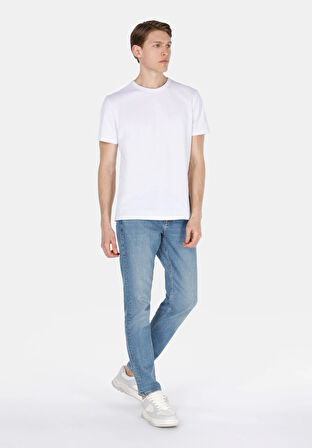 Straight Fit Düşük Bel Düz Paça Erkek Denim Jean Pantolon