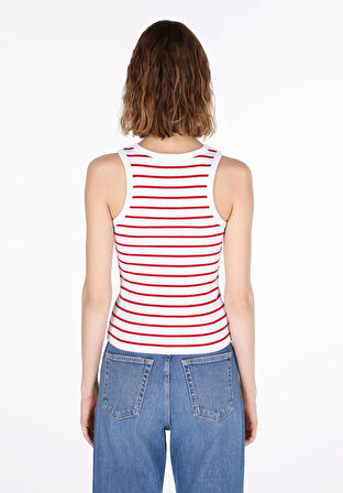 Slim Fit   Kadın Kirmizi Atlet Cl1073443