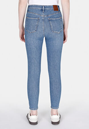 760 Dıana Skinny Fit   Kadın Mavi Jean Pantolon Cl1073500