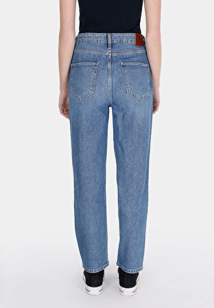 884 Lauren Straight Fit   Kadın Mavi Jean Pantolon Cl1073510
