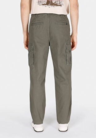 Regular Fit Orta Bel Düz Paça Erkek Yeşil  Pantolon Cl1073572