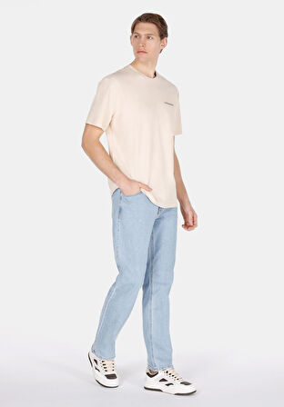 045 Davıd Regular Fit   Erkek Mavi Jean Pantolon Cl1073584