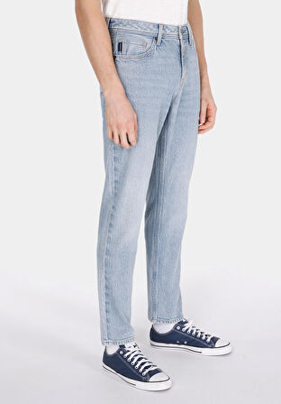 067 Jack Regular Fit Orta Bel Daralan Paça Erkek Mavi Jean Pantolon Cl1073585