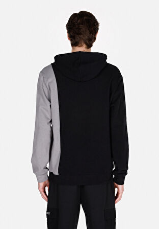 Regular Fit   Erkek Siyah Sweatshirt