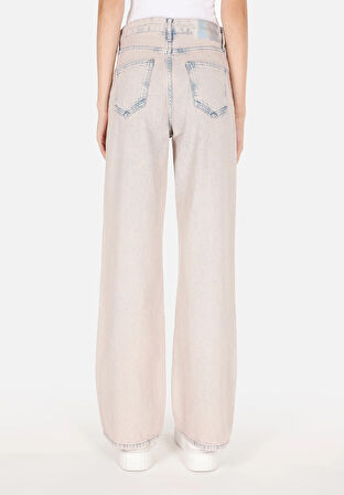 Regular Fit   Kadın Pembe Jean Pantolon