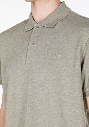 Regular Fit Polo Yaka Düz Erkek  Kısa Kol Tişört Cl1073960