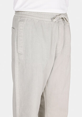 Relaxed Fit Orta Bel Bol Paça Erkek Yeşil  Pantolon