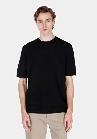 Comfort Fit   Erkek Siyah  Kazak Cl1073996