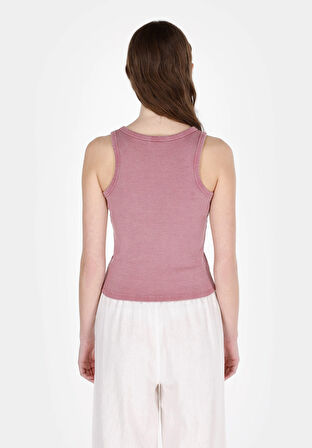 Slim Fit   Kadın Pembe Atlet