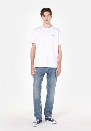 045 Davıd Regular Fit   Erkek Mavi Jean Pantolon Cl1074500