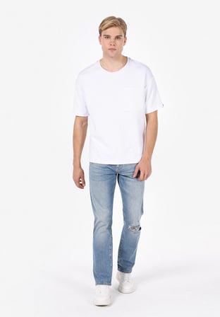 Regular Fit   Erkek İndigo Jean Pantolon