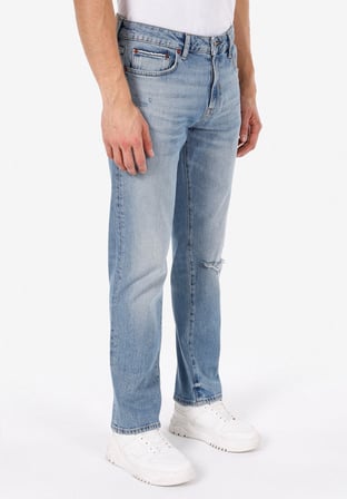 Regular Fit   Erkek İndigo Jean Pantolon