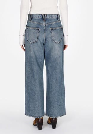 970 Berry Regular Fit   Kadın Mavi Jean Pantolon Cl1074522