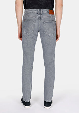 044 Karl Straight Fit   Erkek Mavi Jean Pantolon