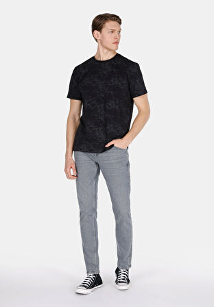 044 Karl Straight Fit   Erkek Mavi Jean Pantolon