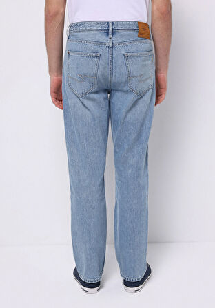 Regular Fit   Erkek İndigo Jean Pantolon