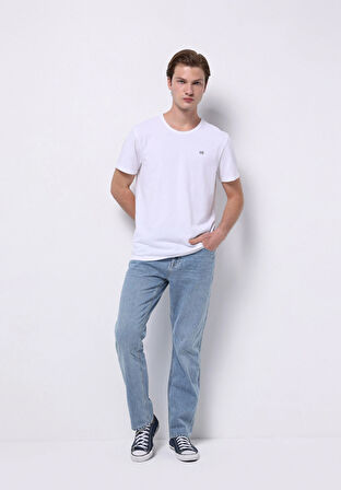 Regular Fit   Erkek İndigo Jean Pantolon