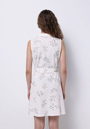 Regular Fit  Kadın Ekru  Elbise