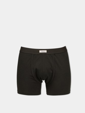 Modern Fit Düz Erkek Yeşil Boxer