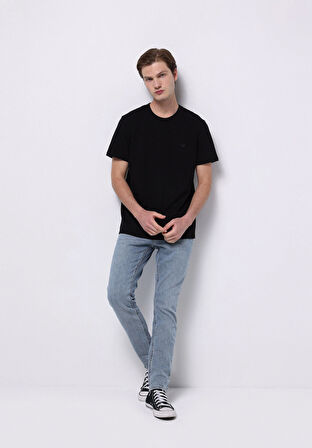 Straight Fit   Erkek İndigo Jean Pantolon