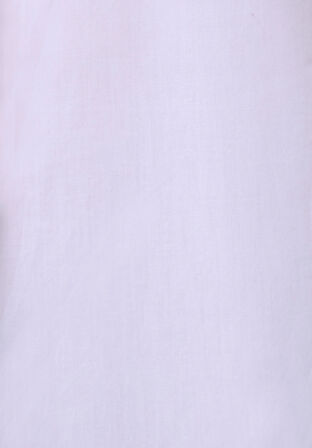 Regular Fit Shirt Neck Düz Kadın Beyaz Uzun Kol Gömlek