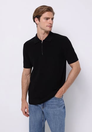 Regular Fit   Erkek Siyah  Kazak