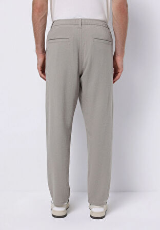 Regular Fit Orta Bel Düz Paça Erkek Taş  Pantolon